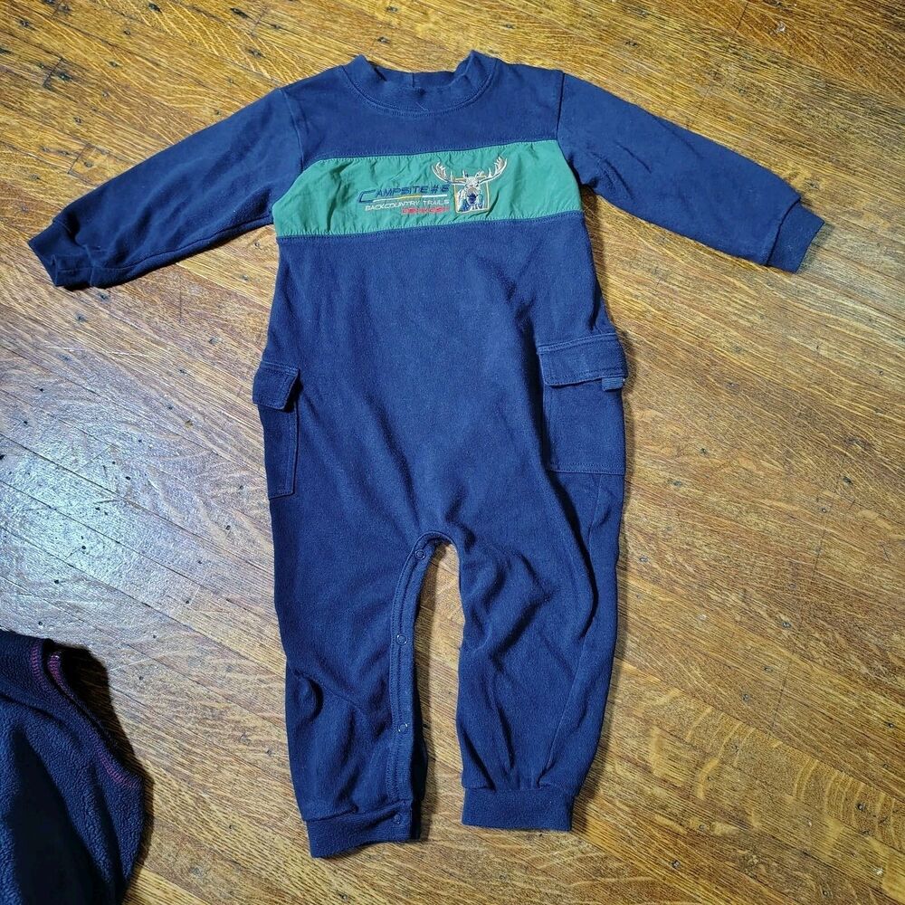 Vintage Oshkosh Pants Romper Back Country Trails Size 24 M/T789